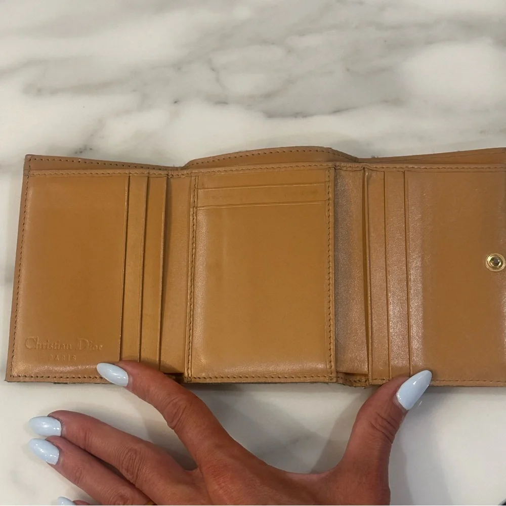 Dior Trotter Compact Tri Fold Wallet